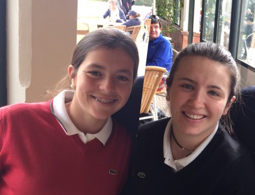 Natalia Aseguinolaza e Irene Rollán en el Internacional de Francia Junior Femenino 2017